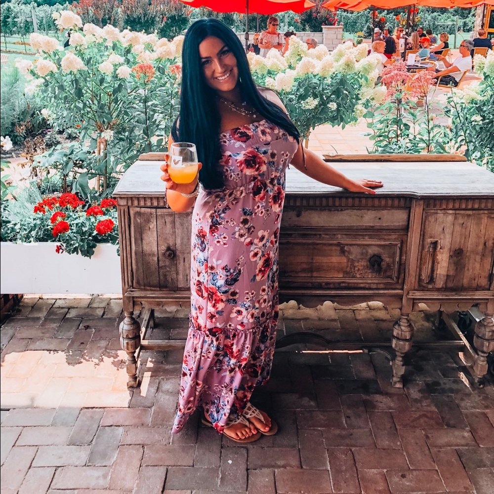 Medium Long Floral Dress - Picture 2 of 7